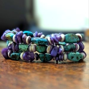 Handmade yoga bracelet. 3 available.